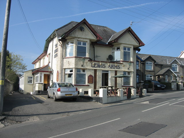 The Lewis Arms pub on Heol Goch in Pentyrch.